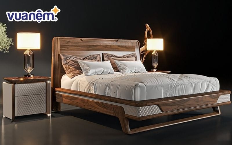 Mua giường ngủ gỗ óc chó chất lượng tại Nội thất 102