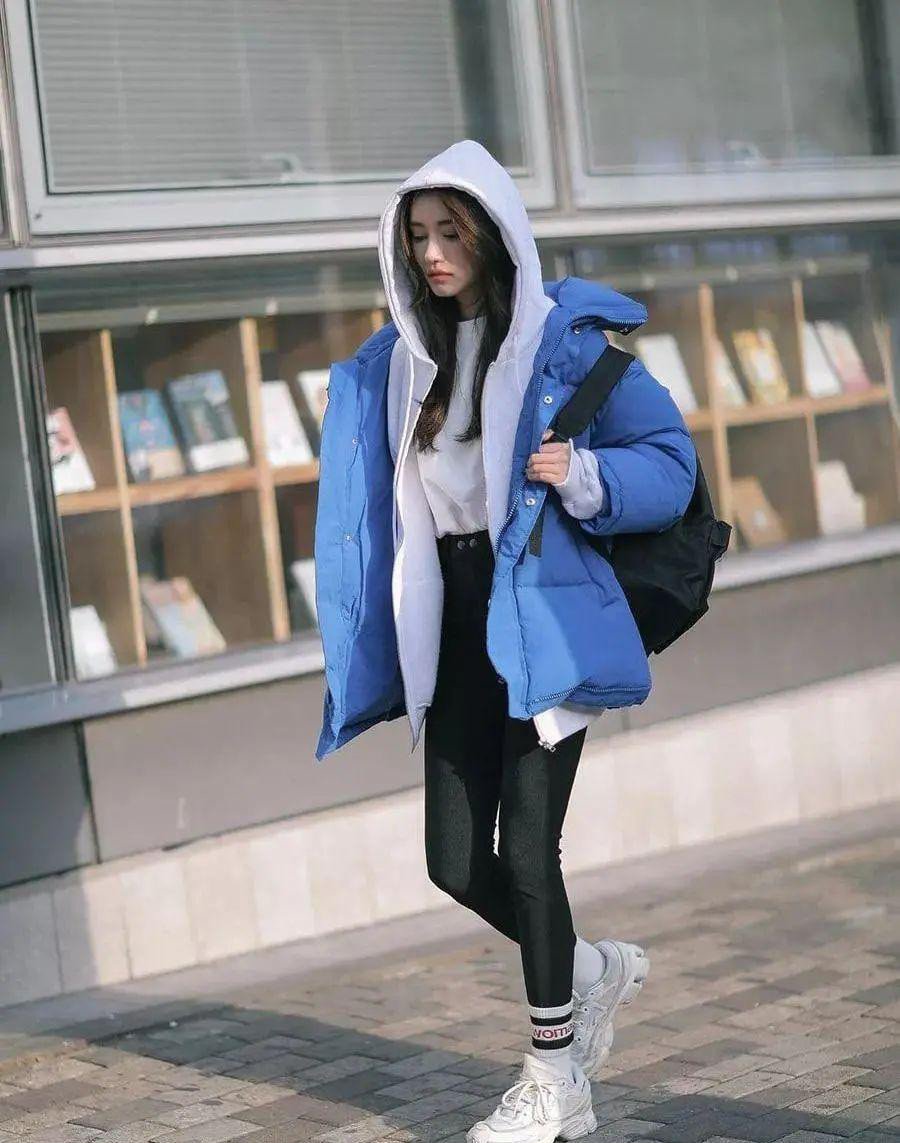 phối đồ với áo parka 