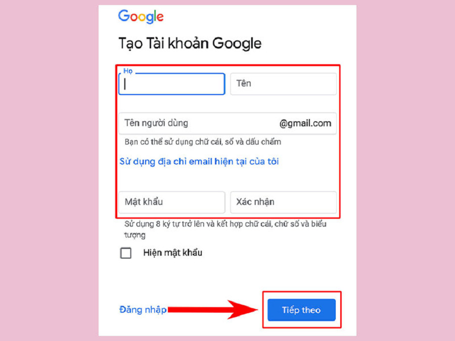 Hướng dẫn cách tạo Gmail trên điện thoại Android chi tiết
