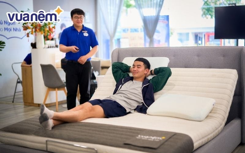 Chọn nệm êm ái tại Vua Nệm giúp bạn dễ đi vào giấc ngủ mỗi đêm