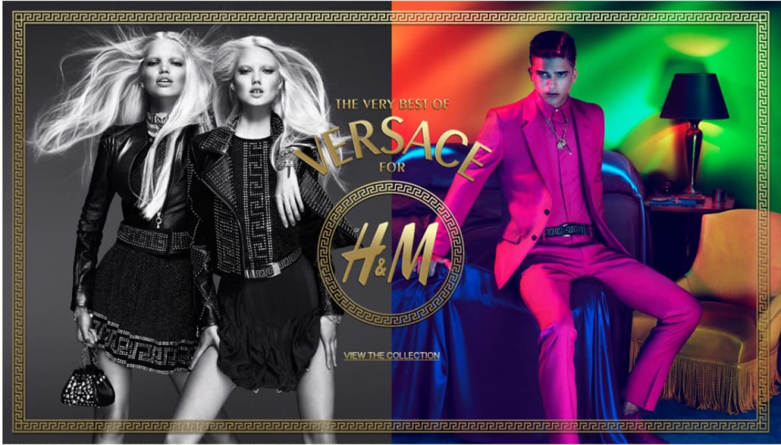 collab giữa Versace và H&M