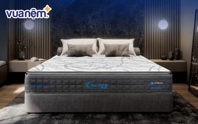 Nệm lò xo Dunlopillo de.Stress Energy cách lý chuyển động hiệu quả