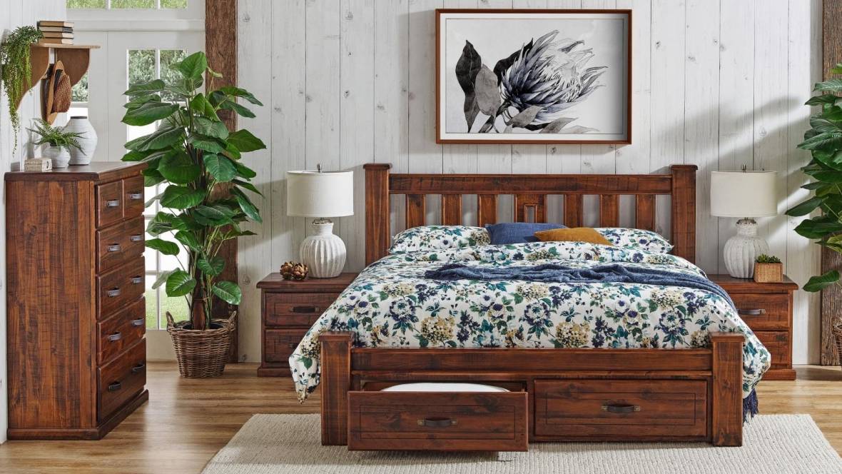 giá giường gỗ nghiến