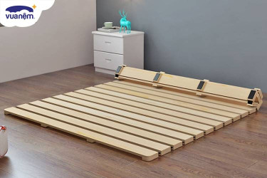 giường cuộn gỗ