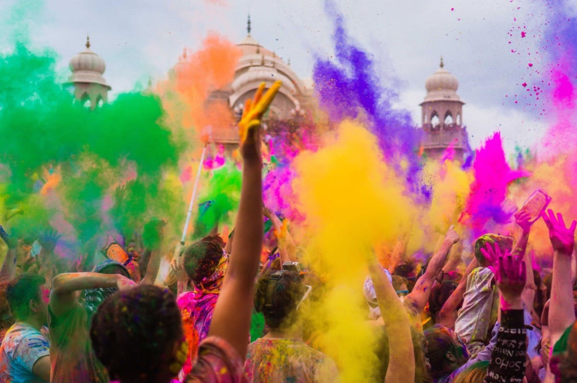 Lễ hội màu sắc ở Ấn Độ