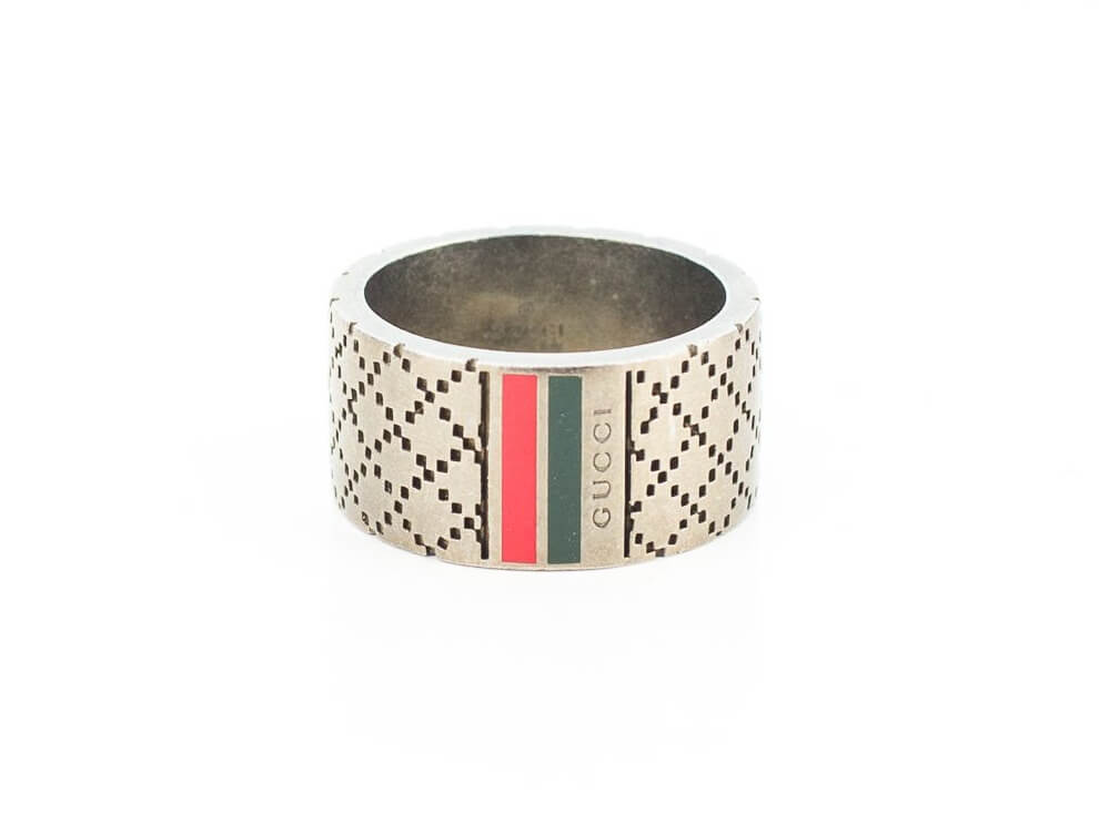 Nhẫn Gucci 3 sọc với thiết kế tinh xảo