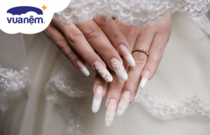 Top 10 kiểu nail cô dâu đẹp lộng lẫy, đón đầu xu hướng