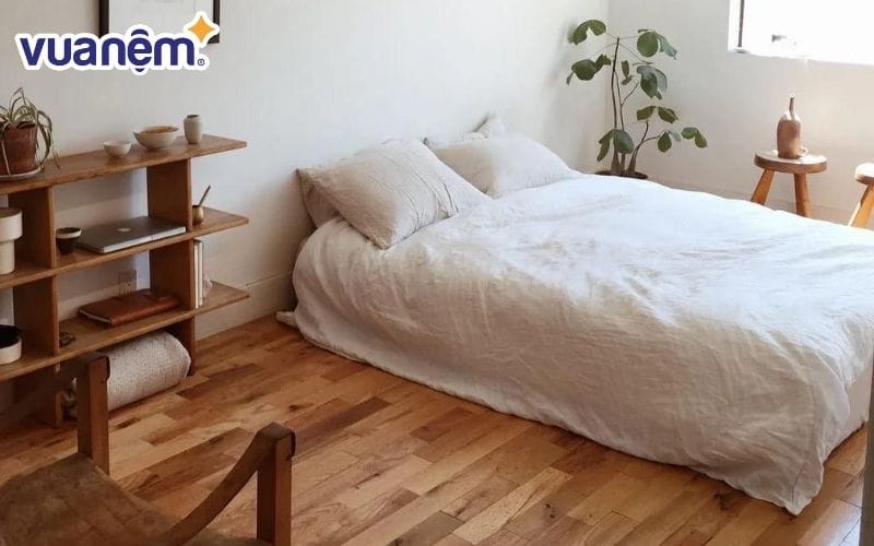 Nằm nệm không cần giường giúp tiết kiệm không gian