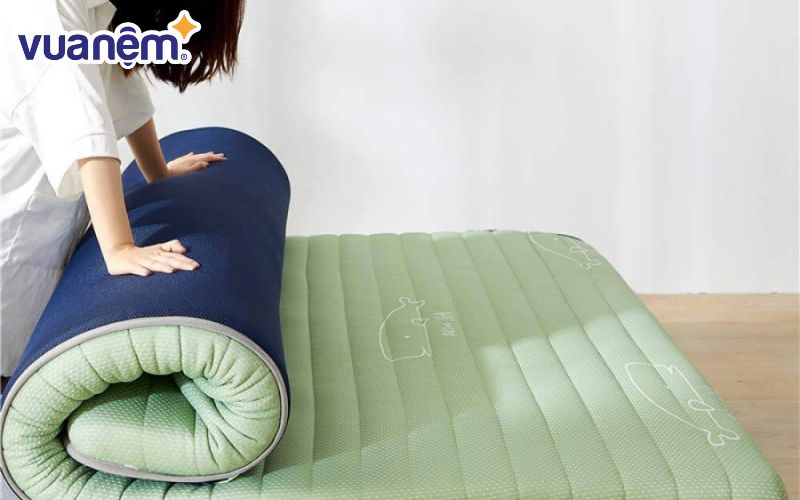 Nệm di động làm từ chất liệu cao su tự nhiên