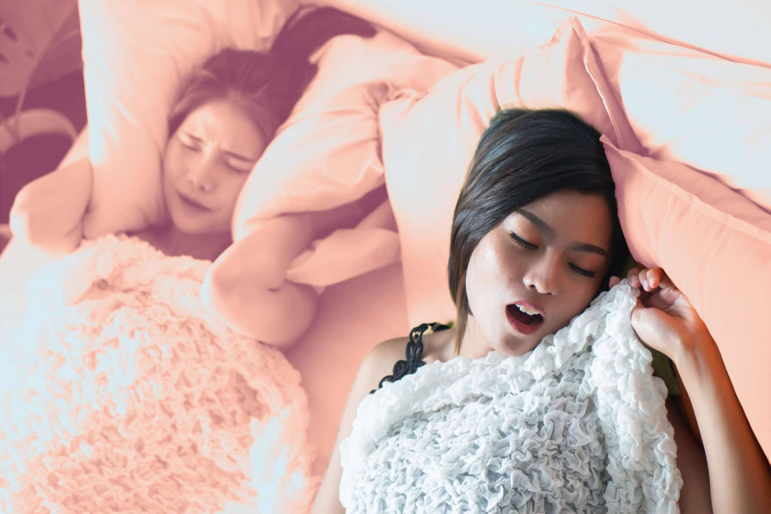 nhầm việc rên rỉ trong giấc ngủ với hiện tượng ngáy ngủ