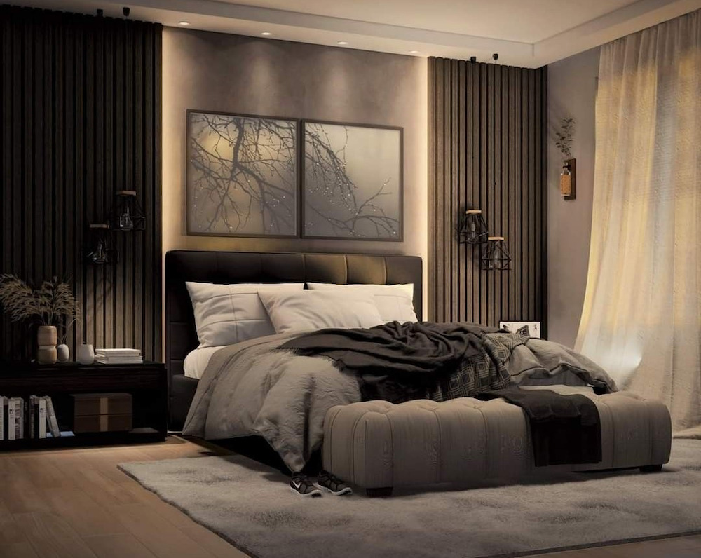 Giường ngủ màu đen sẽ giúp bạn ngủ ngon hơn 