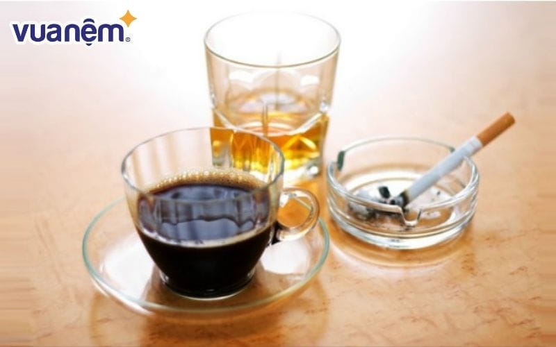 Hạn chế sử dụng các chất kích thích