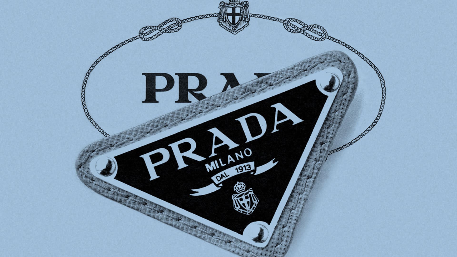 logo thương hiệu prada 