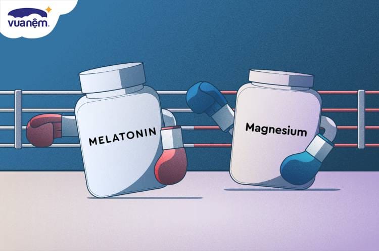 Melatonin với Magiê