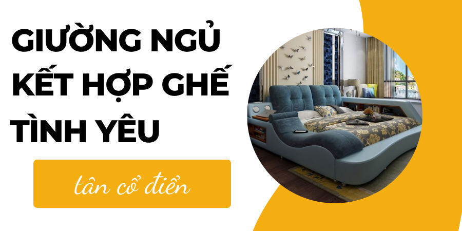 Giường ngủ mang phong cách tân cổ điển