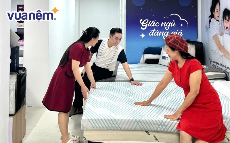 Mua nệm chất lượng tại Vua Nệm để giấc ngủ cải thiện