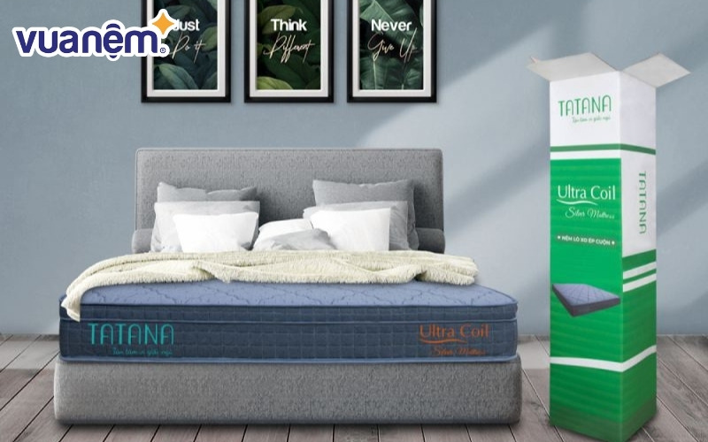 Nệm lò xo túi cuộn Ultra coil silver mattress Tatana