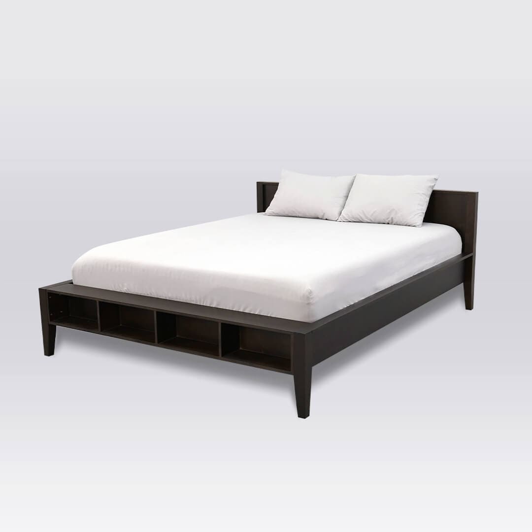  giường gỗ cao su Amando Demeter 1m2x2m 