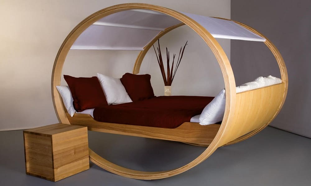  giường tròn phong cách 3D