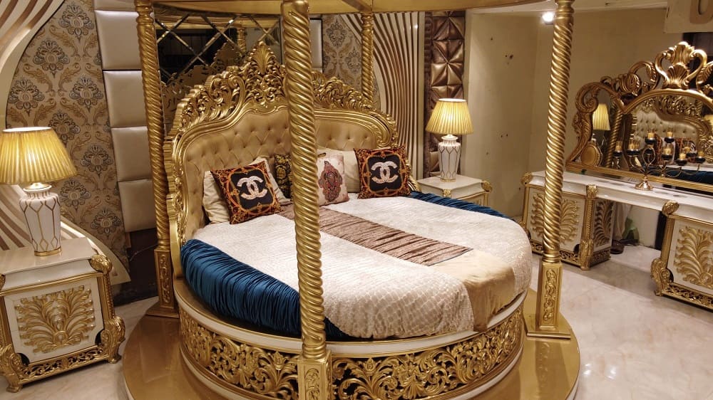 Mẫu giường tròn quý tộc