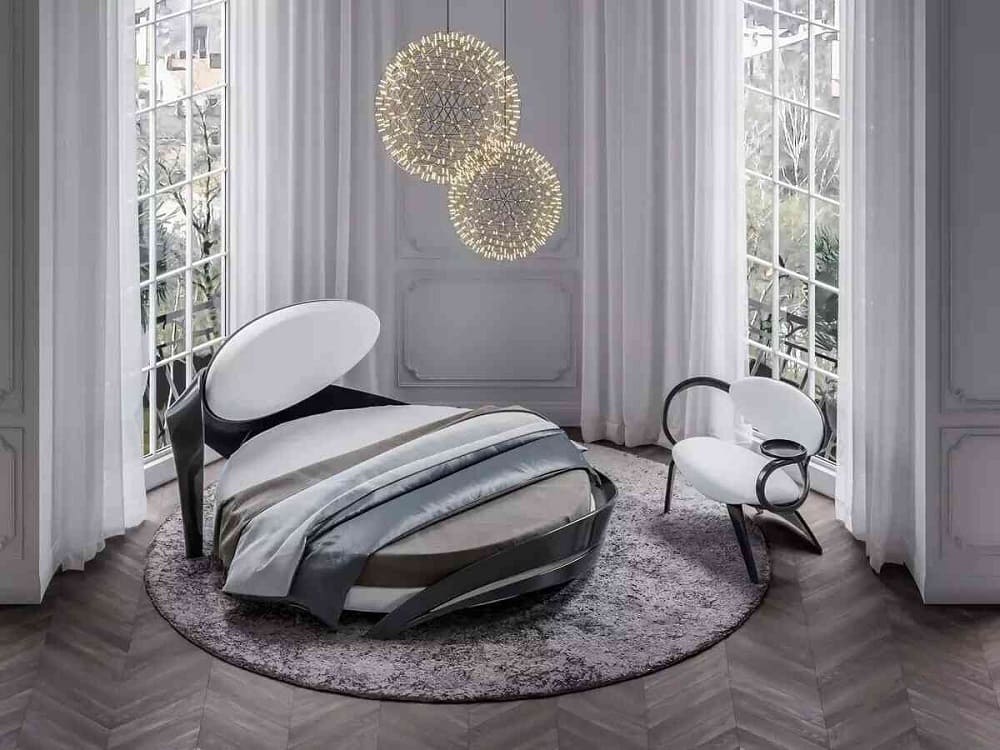  giường tròn với thiết kế cách điệu 