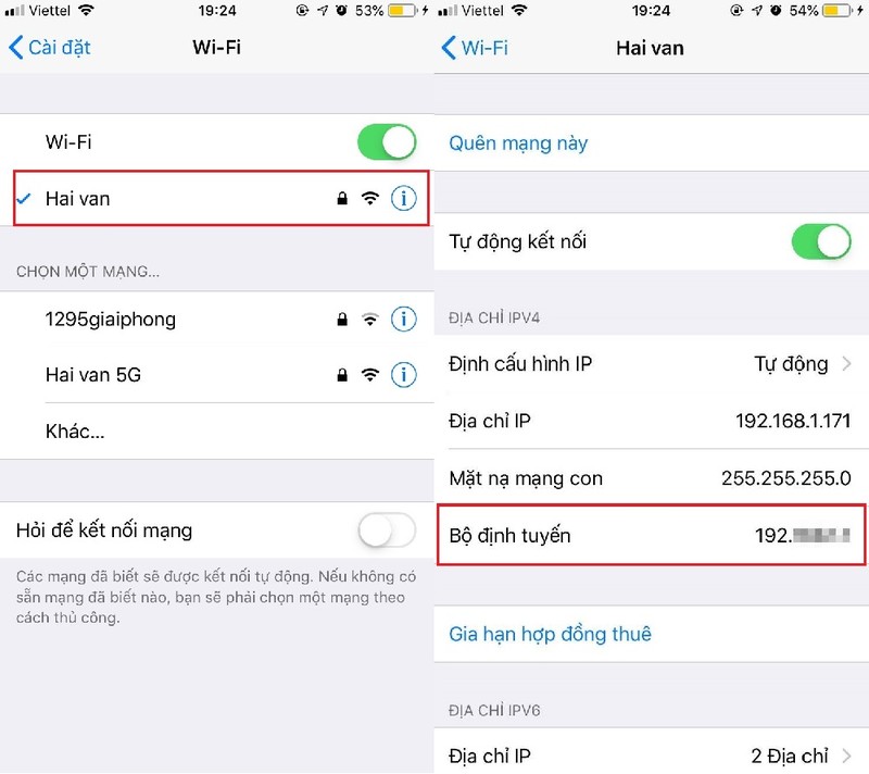 xem mật khẩu wifi đã lưu trên iphone