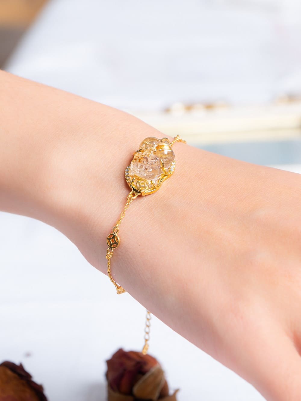 các kiểu lắc tay vàng 18k nữ