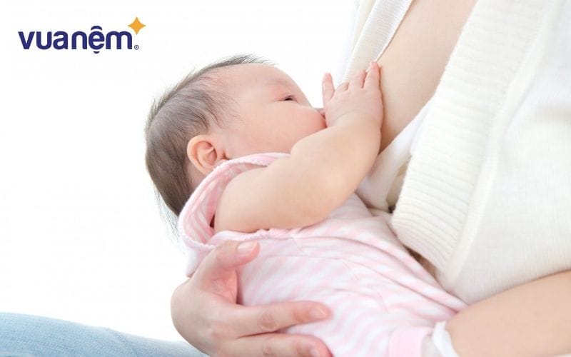 Điều chỉnh tư thế đúng khi cho con bú để ngăn con không chép miệng
