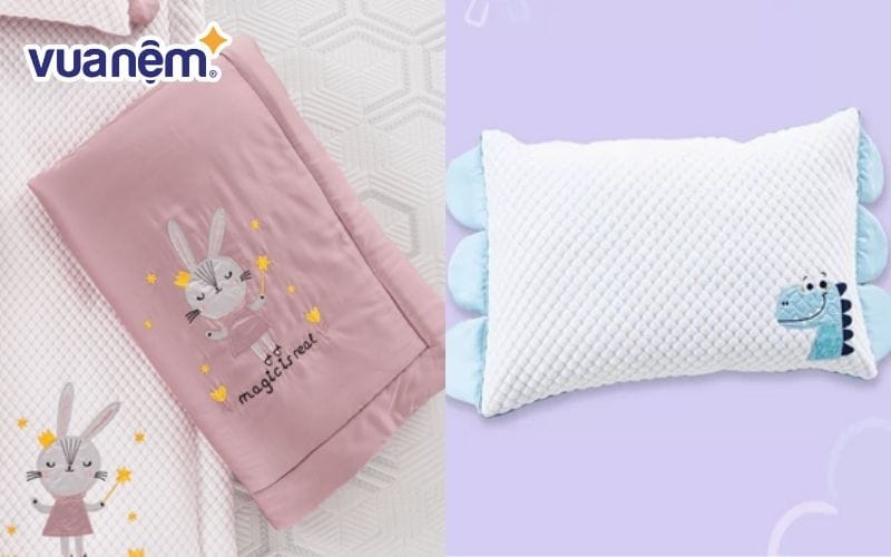 Giúp bé ngủ ngon mỗi đêm với chăn gối nệm chất lượng của Vua Nệm