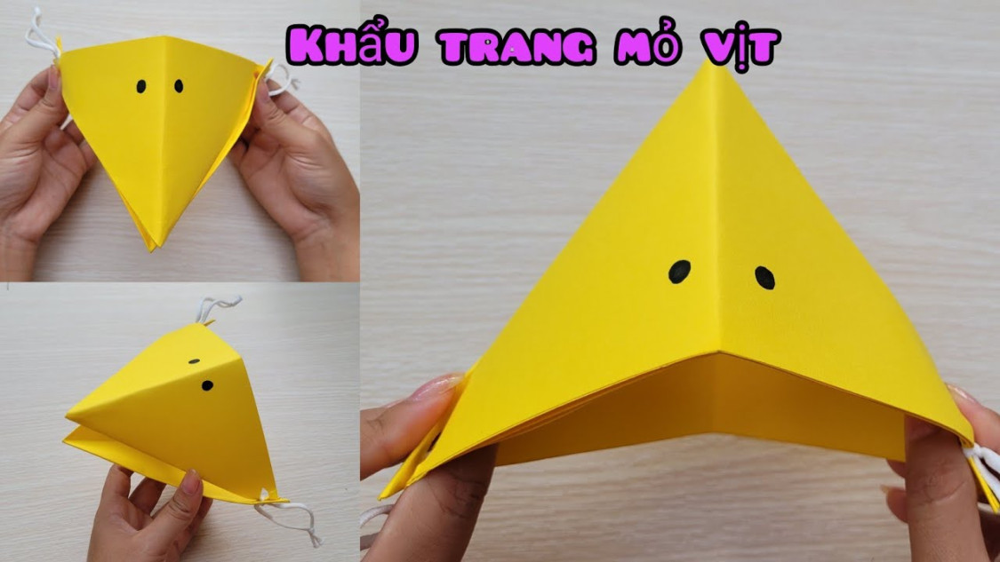 khẩu trang mỏ vịt vải 