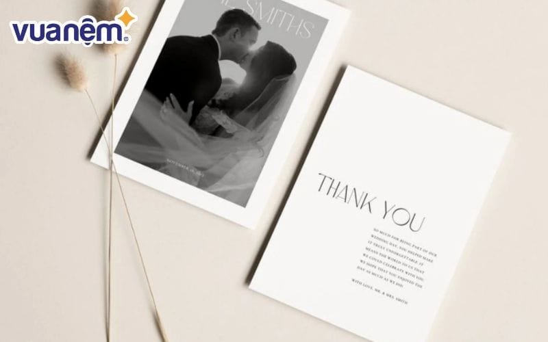 Lời cảm ơn sau đám cưới bằng tiếng Anh ý nghĩa nhất