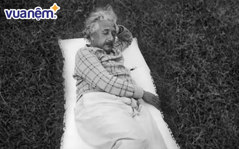 Albert Einstein thường ngủ trưa ngắn, kết hợp với việc nghỉ ngơi trong không gian yên tĩnh