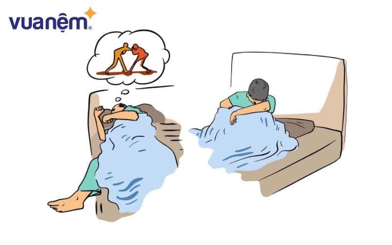 Rối loạn hành vi giấc ngủ REM gây ra nhiều tác hại và biến chứng