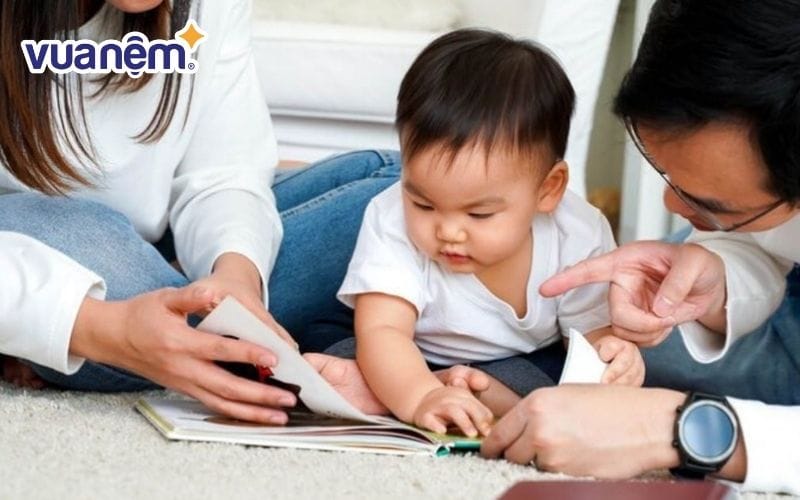 Trẻ đang trong quá trình tập nói sẽ có thói quen chép miệng khi ngủ