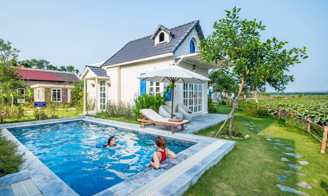 Diện tích của một căn Bungalow 