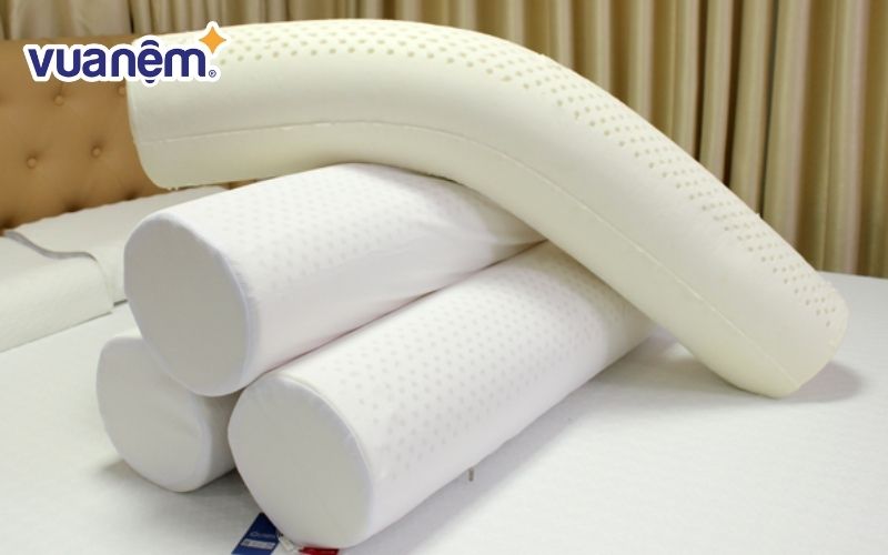 Kích thước gối ôm chuẩn chất liệu cao su