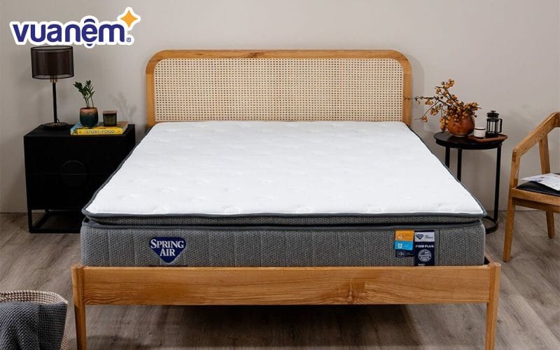 Đệm lò xo Spring Air Back Supporter Firm Plus tăng cường thoáng khí và kháng khuẩn