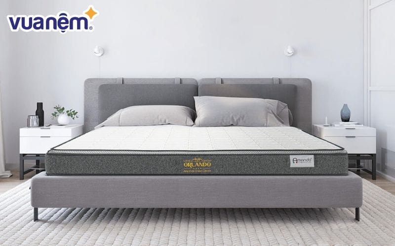 Nệm lò xo Amando Orlando được đánh giá cao bởi khả năng giảm thiểu tác động