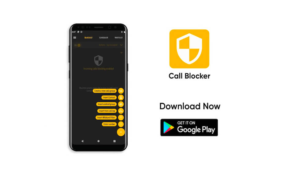 Ứng dụng Call Blocker - Blacklist App có khả năng chọn lọc các tin nhắn SMS có nguy cơ lừa đảo