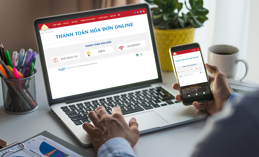 Người dùng có thể tra cứu hóa đơn tiền nước tại nhà thông qua website thứ ba liên kết