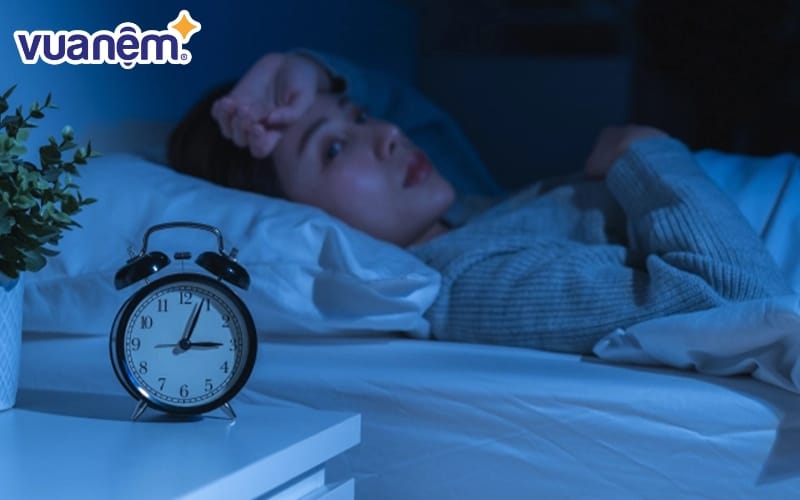 Mất ngủ khiến cơ thể mệt mỏi, chán nản