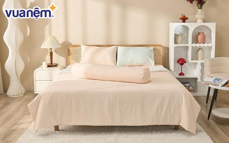 Mẹ bầu ngủ ngon hơn với chăn ga gối nệm êm ái