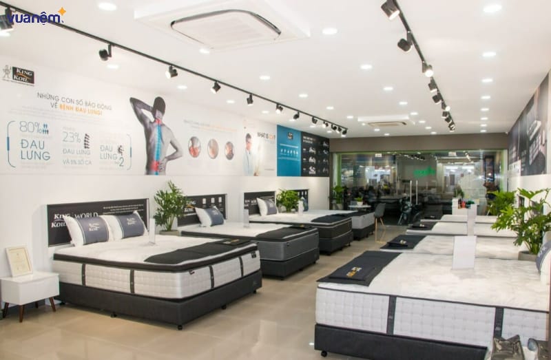 Danh sách showroom, đại lý nệm King Koil toàn quốc