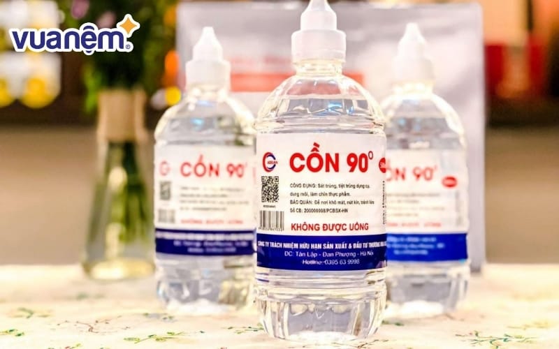 Sử dụng cồn 90 độ