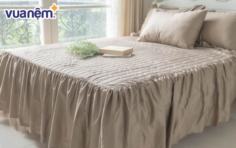 Kích thước của váy giường có thể thay đổi tùy theo mong muốn của khách hàng