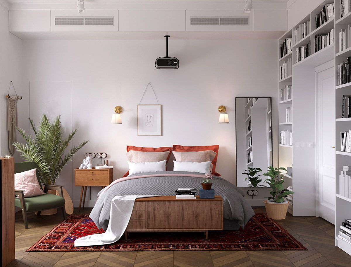 mẫu phòng ngủ phong cách scandinavian
