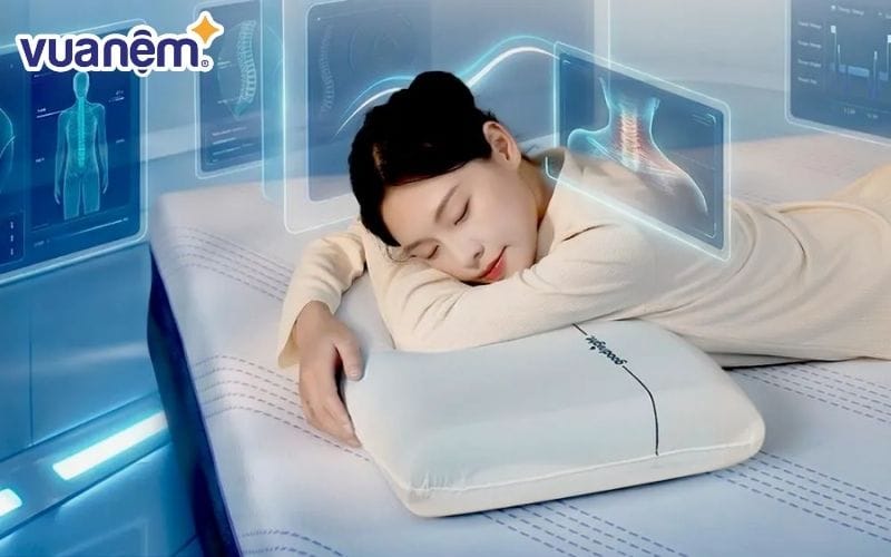 Tư thế nằm sấp khiến da khô và thiếu sức sống