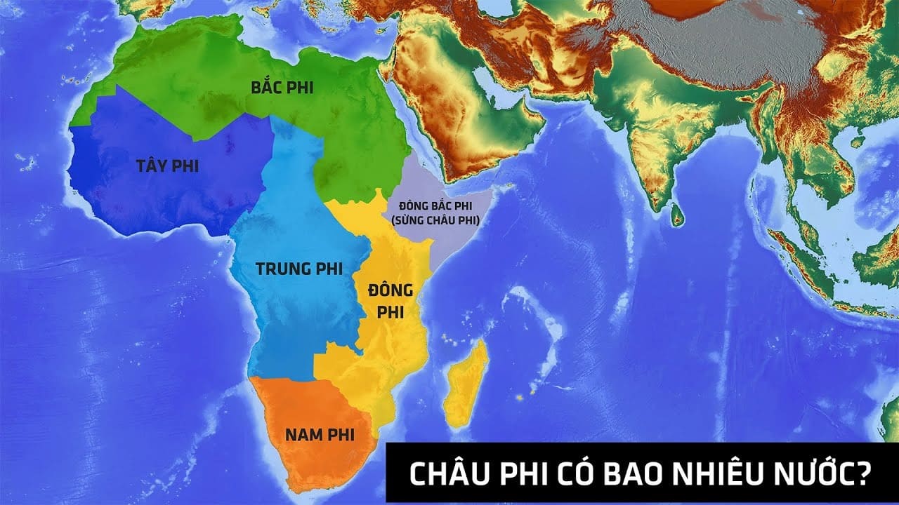 trên thế giới có bao nhiêu châu lục