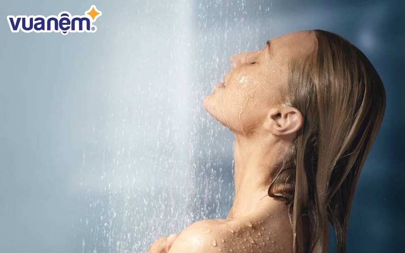 Tắm nước nóng giúp hít thở tốt hơn