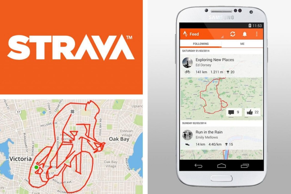 app đo quãng đường chạy bộ strava